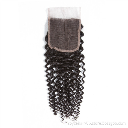 Cheap Good Quality Free Sample Virgin Remy Brazilian Hair Weave Kinky Baby Curl Bundles with Lace Frontal 360 Closure